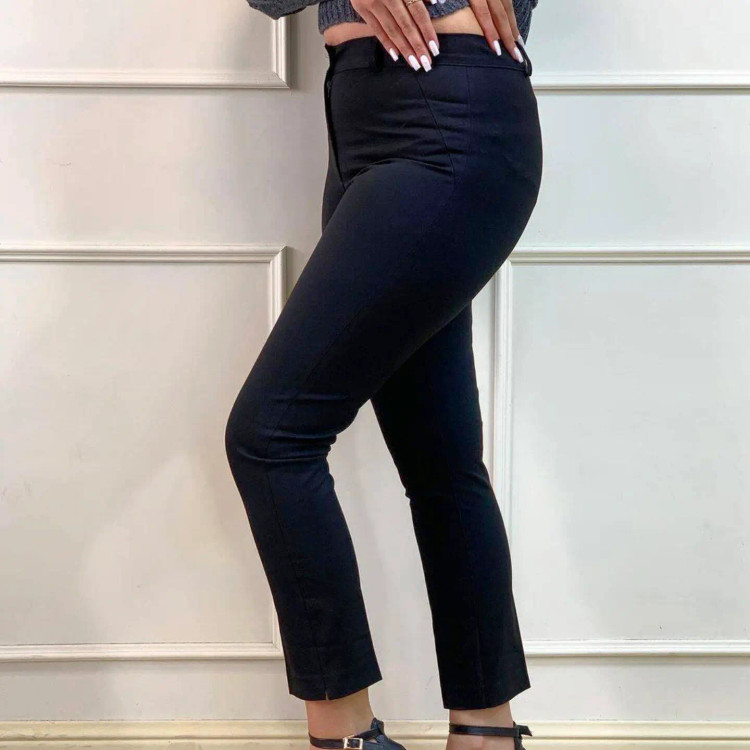 شلوار پارچه ای راسته پارچه گاباردین چاکدار